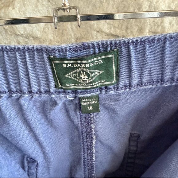 G.H. Bass & Co. Women's Indigo Chinos Size 10 - Picture 3 of 5